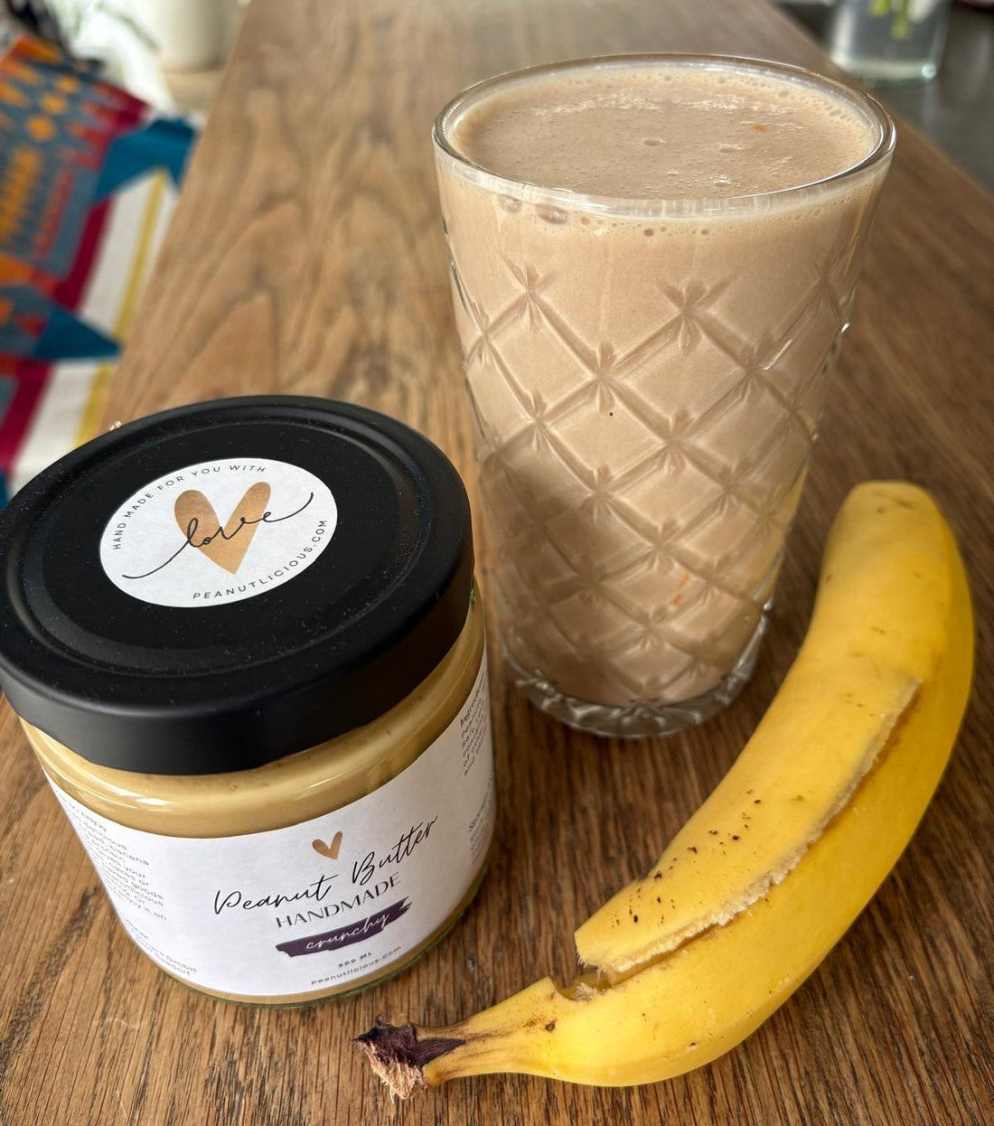 Peanut Butter Protein Shake mit Banane