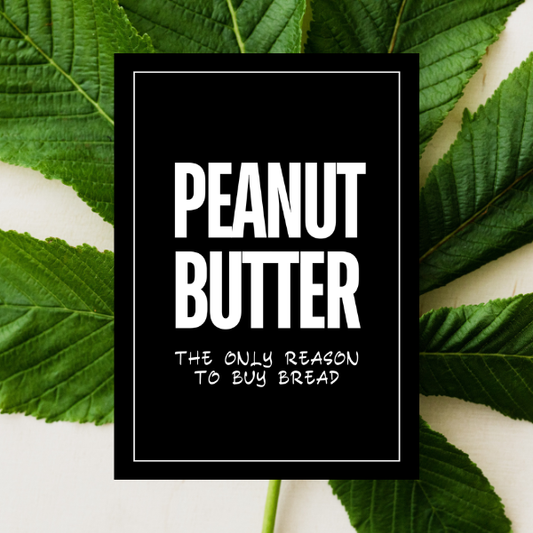 PEANUT BUTTER POSTCARD